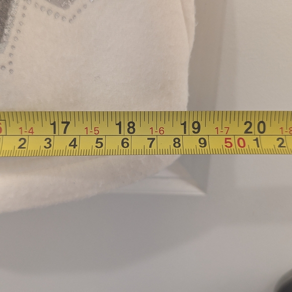 ❄️ Alfred Dunner Snowflake Embellished Fleece Sweater PM Petite Medium - Picture 6 of 15